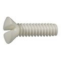 Midwest Fastener #6-32 x 1/2 in Slotted Oval Machine Screw, Zinc Plated Nylon, 25 PK 33282
